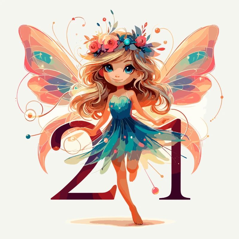 21 ans de conception de fée elfe