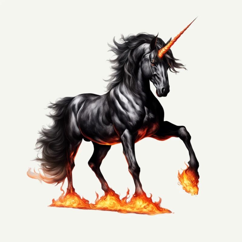 Das mächtige schwarze Einhorn