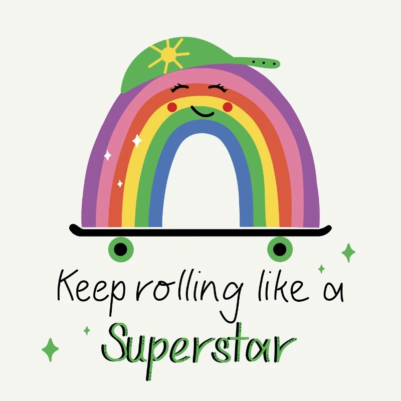 Keep Rolling Like a Superstar - Regenbogen Skate