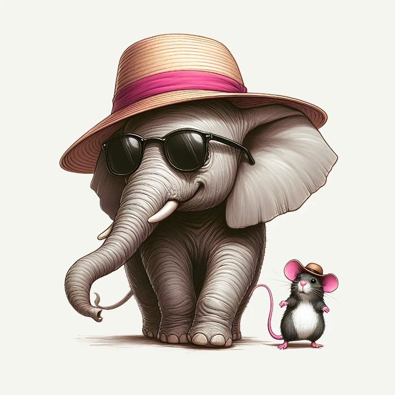 Elephant with Mouse