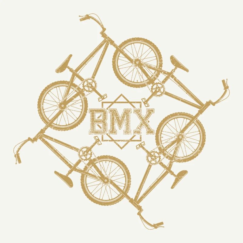 Gold BMX Orbit Pattern