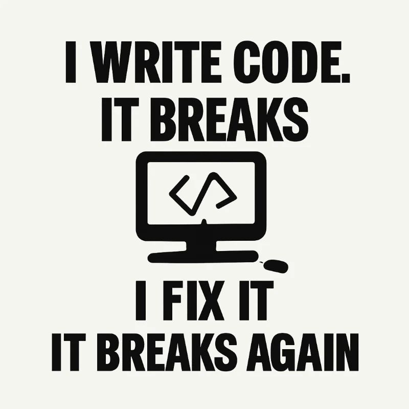 I Write Code – Funny Programmer T-Shirt