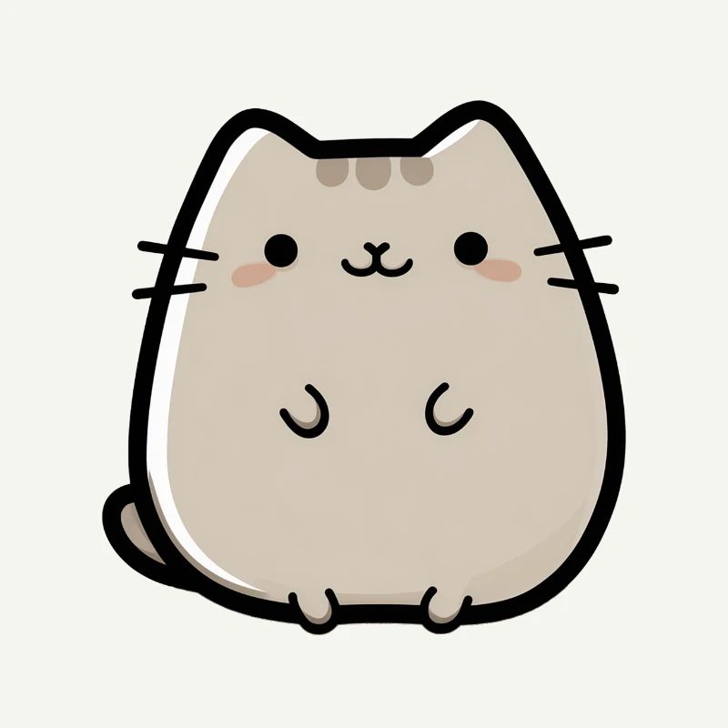 mignon petit chat chibi