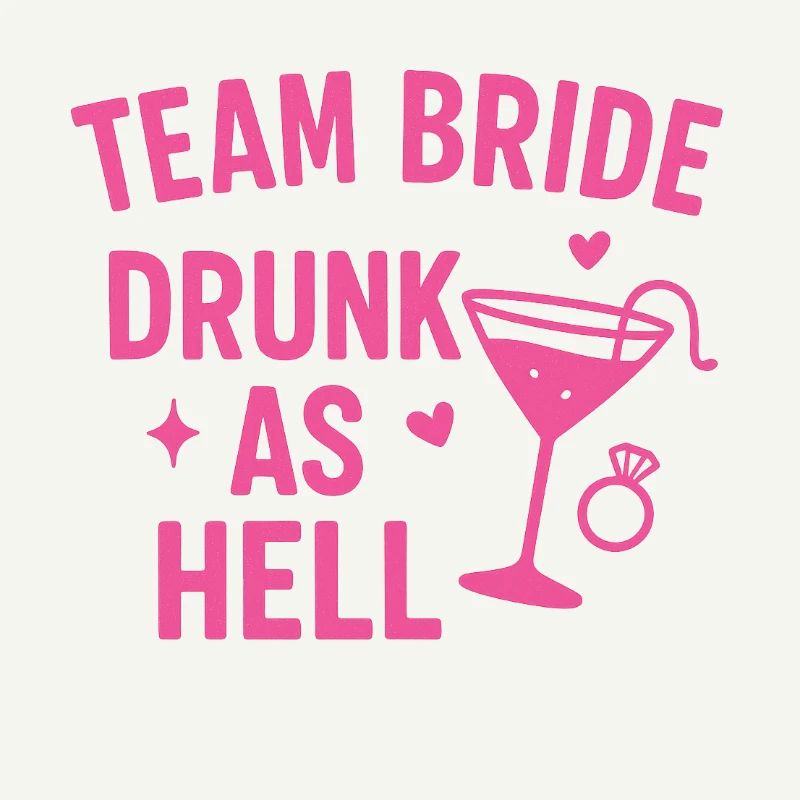 Team Bride – Drunk as Hell