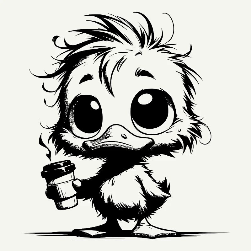 Duck in Survival Mode Caffeine Coma Mug