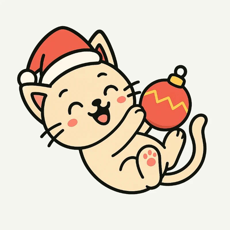 Kätzchen Weihnachtsspaß Weihnachtskugel