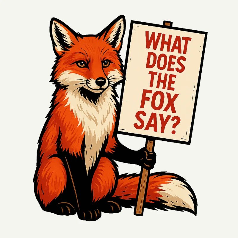 Fox with Shield – What Does the Fox Say