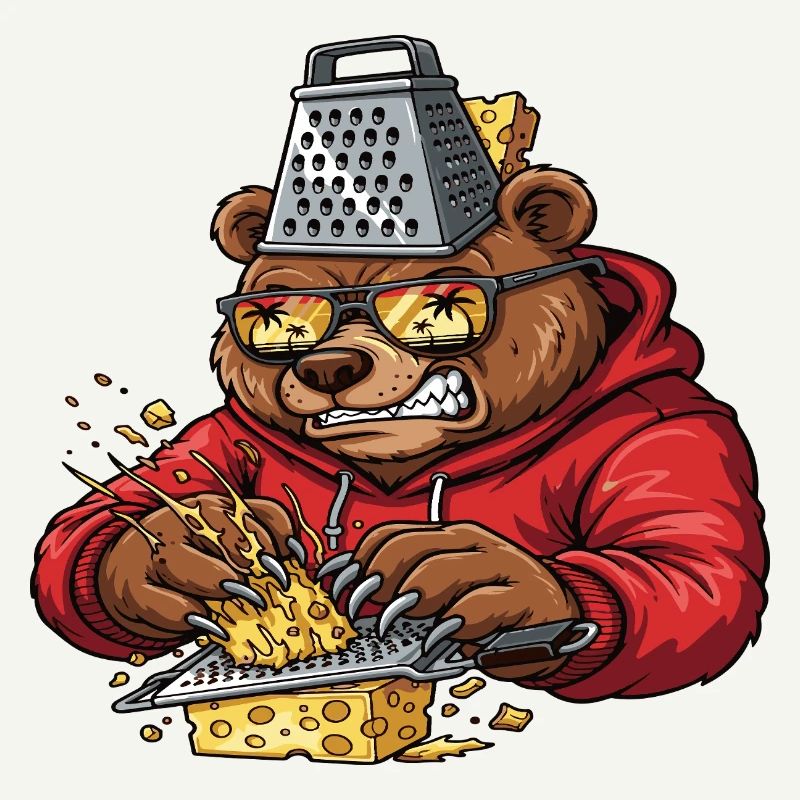 Grater Bear Cheese Crusher