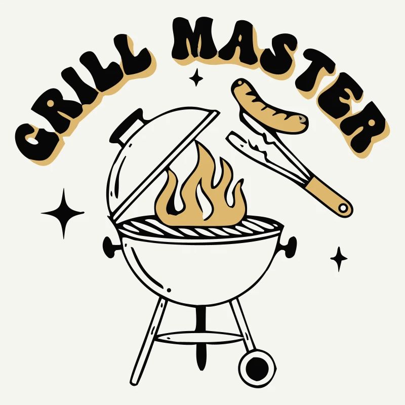 Funny Grill Master BBQ Dad