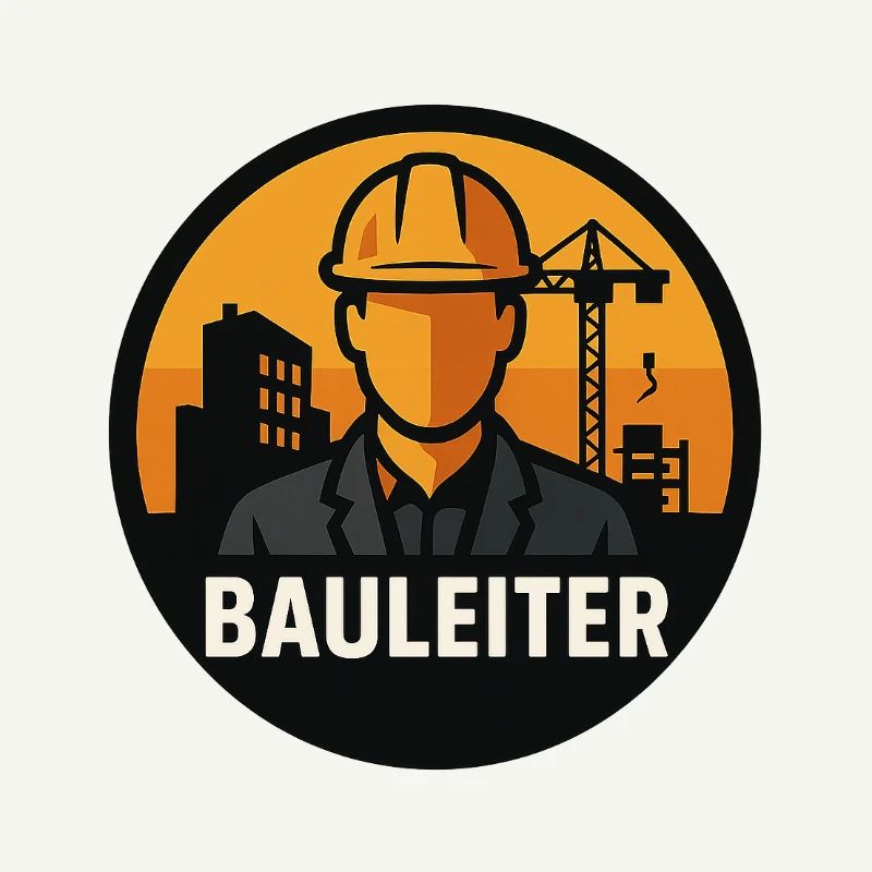 Builder Icon: Construction Worker at Construction Crane