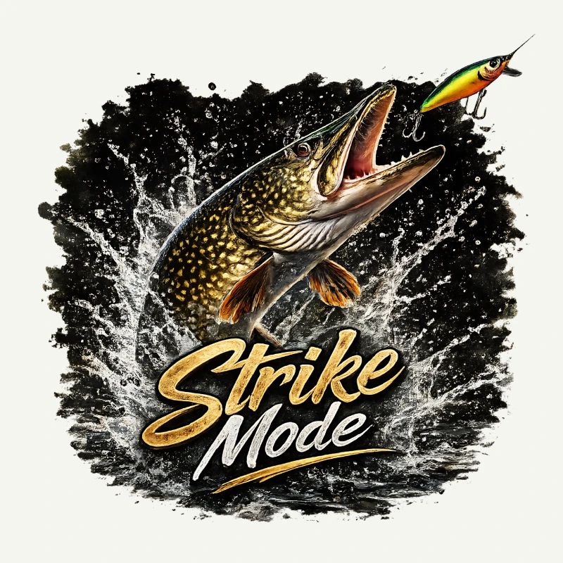 Strike Mode Pike – Predator Angelshirt