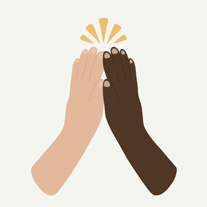 Diverse Hands Clap Unity