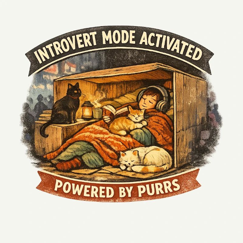 Mode introverti activé Nuit Chaleureuse pour chat