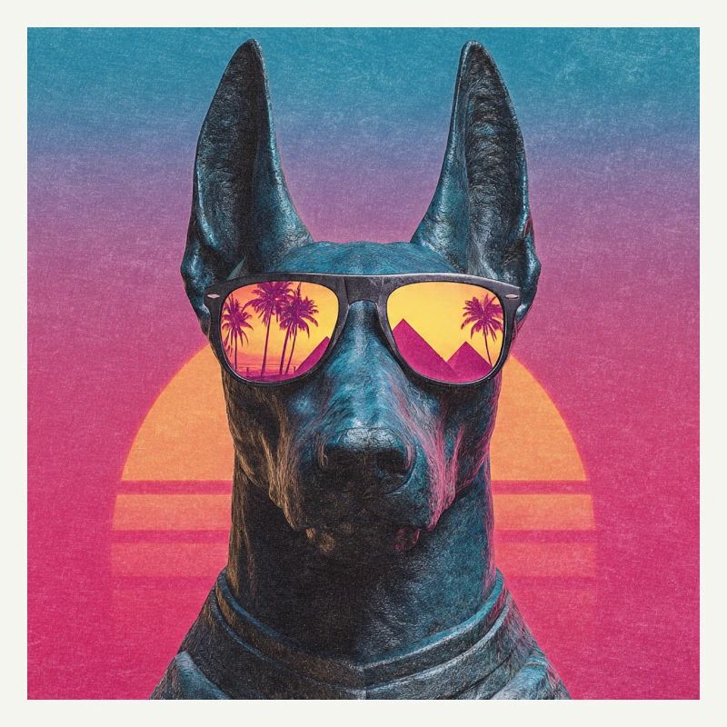 Anubis Synthwave - God on Vacation