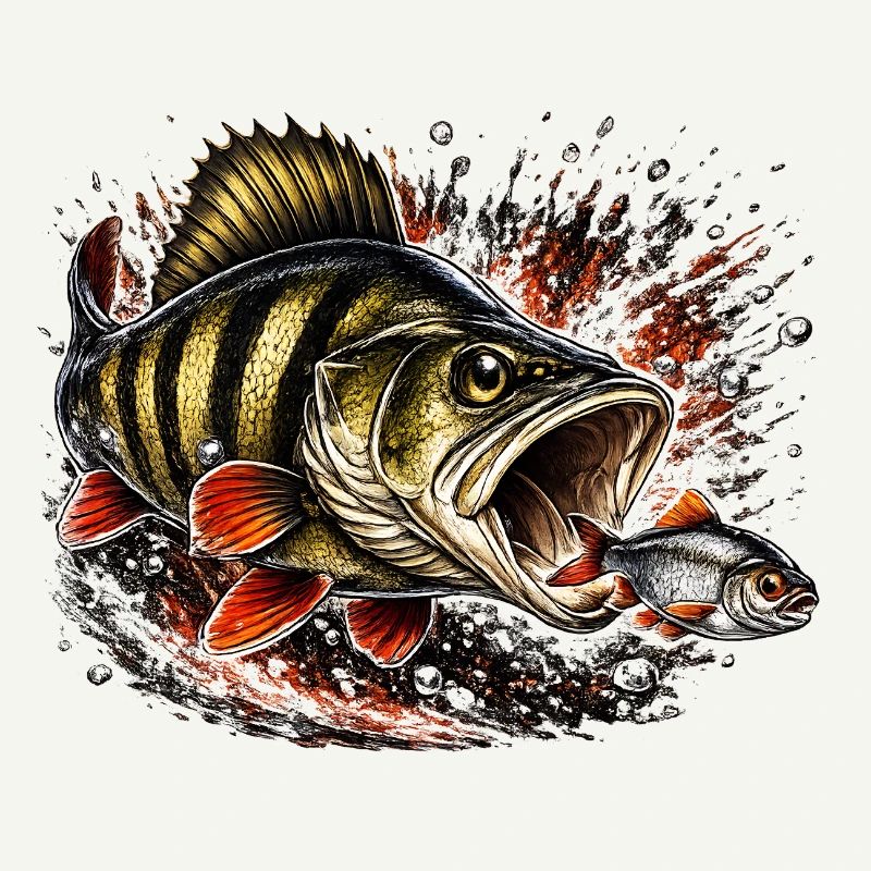 Conception de la pêche aux prédateurs de perchaudes explosives