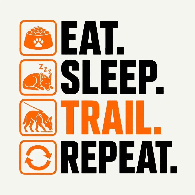 Répéter le sentier Manger Sommeil