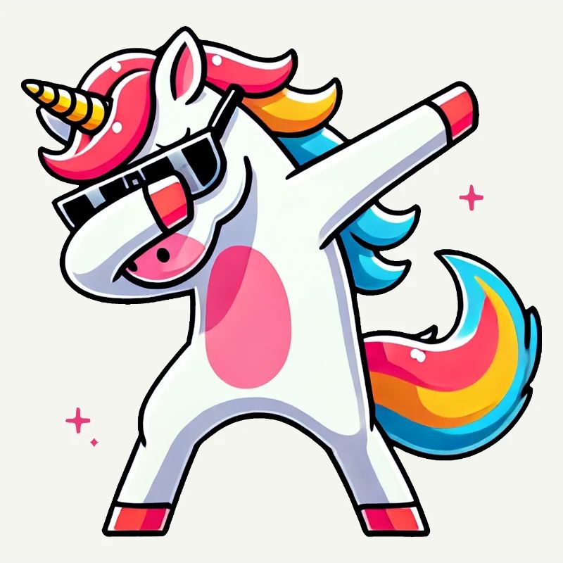Dab Einhorn Dabbing Einhörner Unicorn Mädchen