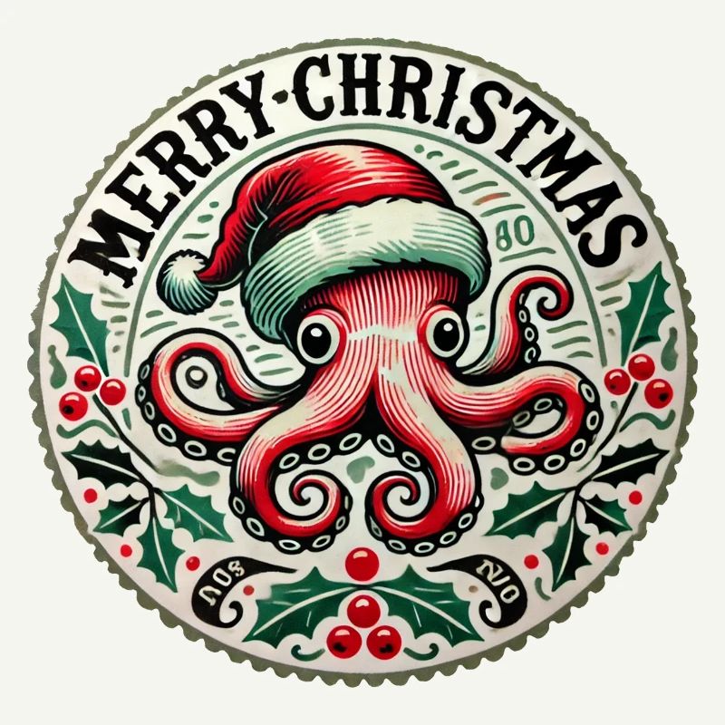 Conception du Père Noël Octopus