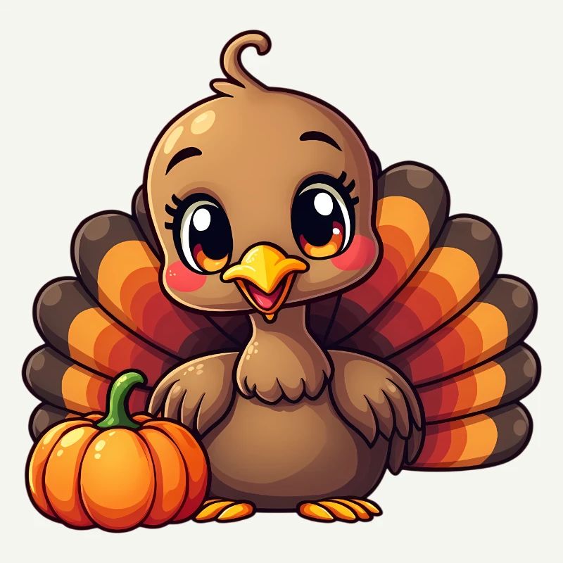Bébé dinde de Thanksgiving
