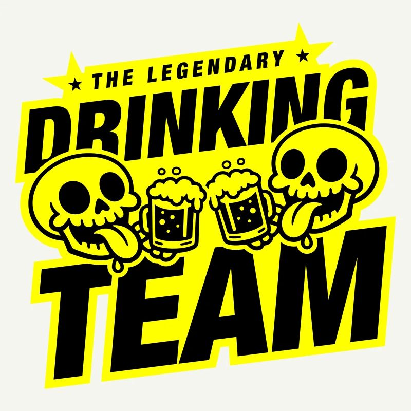 Drinking Team Skeleton Beer