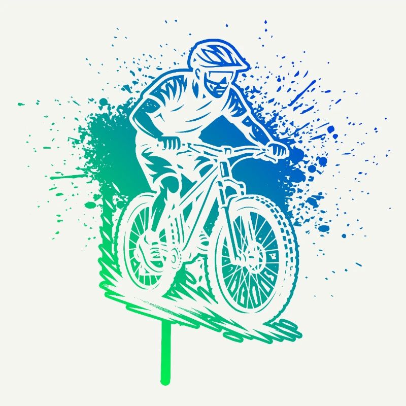 Motif clair de VTT pour chaque jour