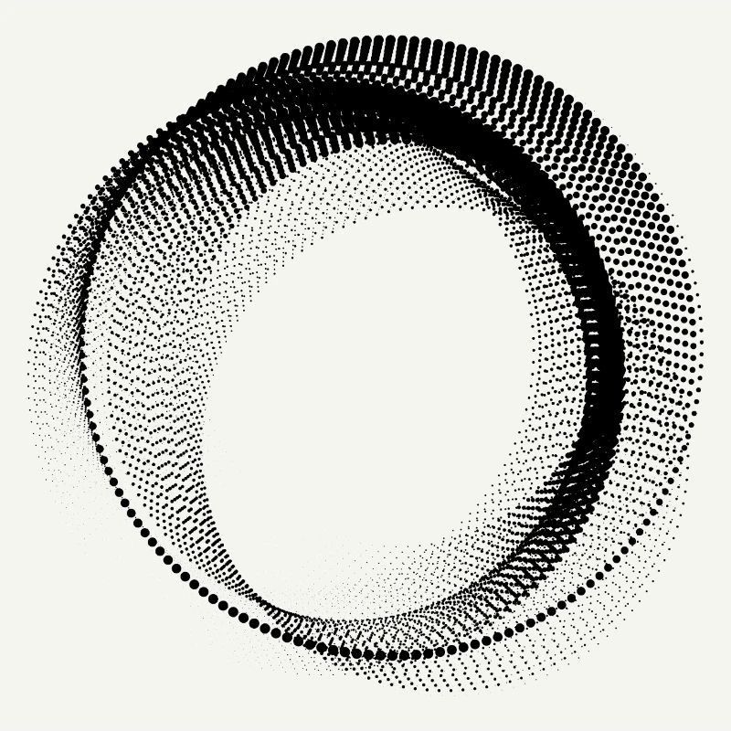 Forme circulaire abstraite