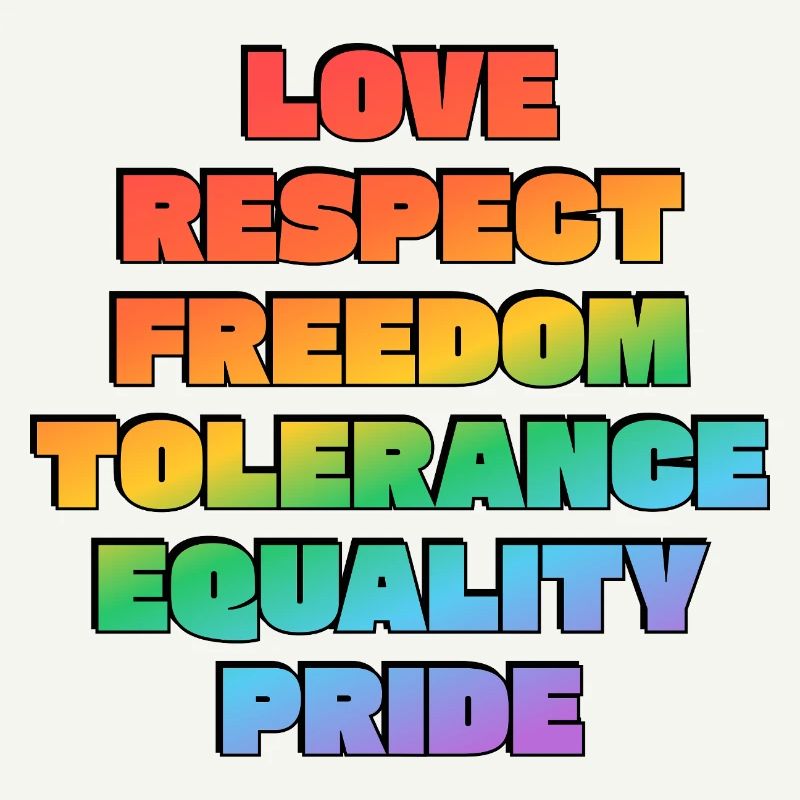 Regenbogenstolz-Werte