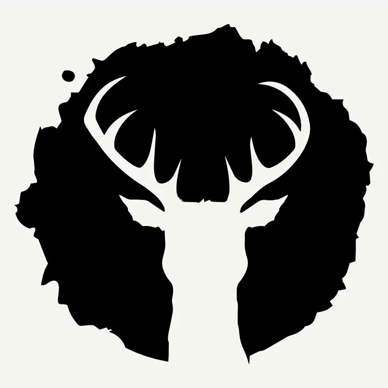 Un cerf Patch Graffiti