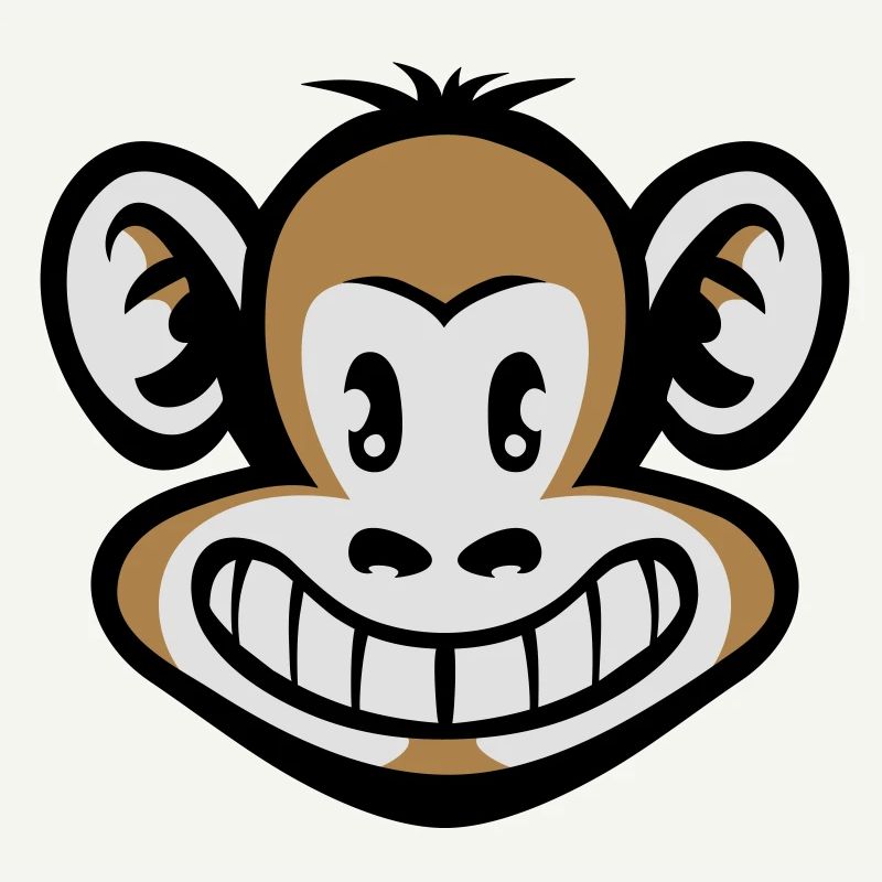 Cartoon monkey flex