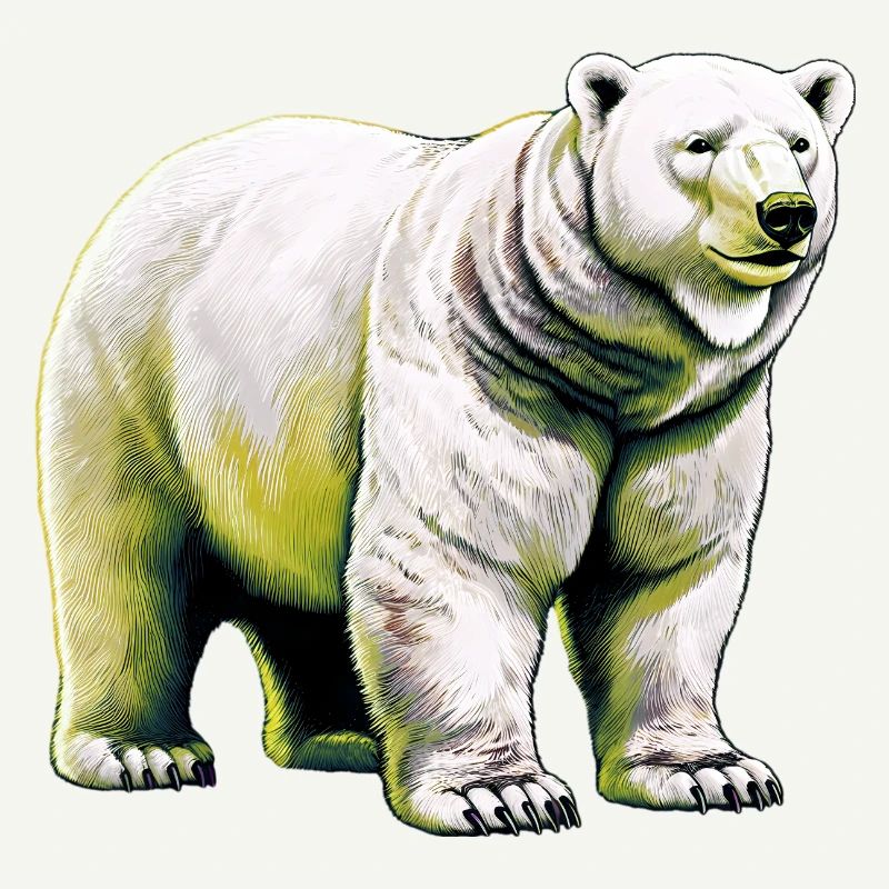 Weißer Eisbär