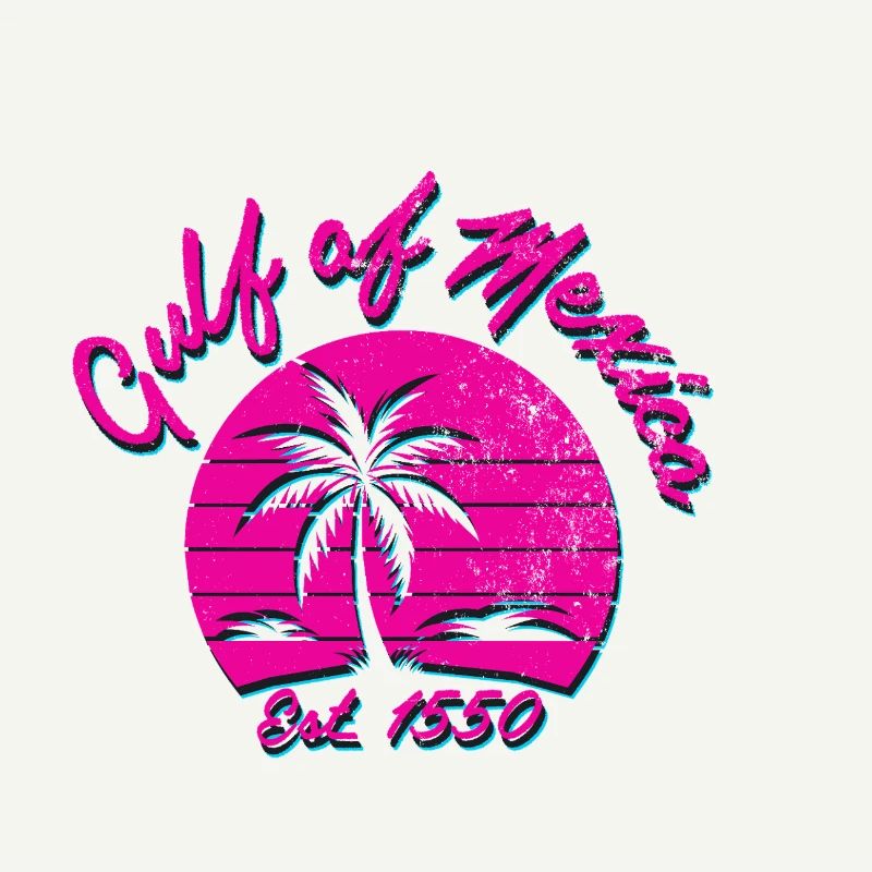 Tropical spring feeling with palm trees