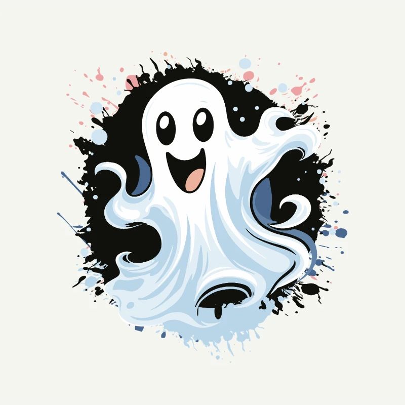 Cheerful Ghost Splash