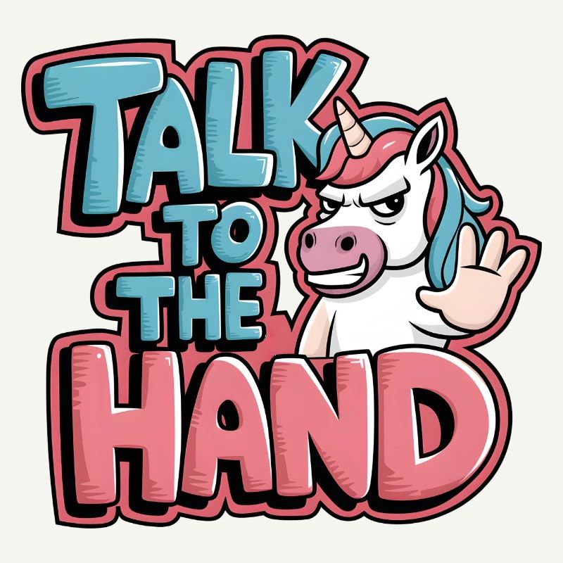 Unicorn Comic - Parle à la Main