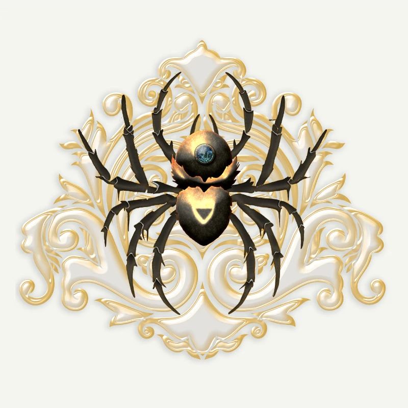 Geniale Steampunk-Spinne