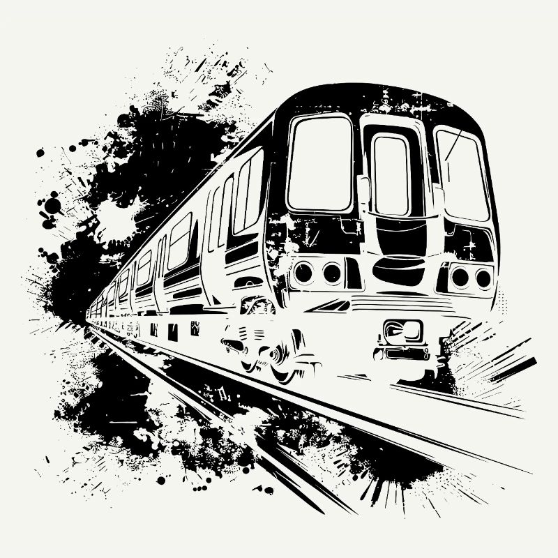 Train Paint Blobs
