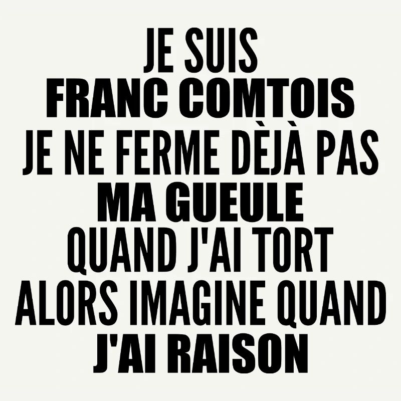 Franc comtois I don't shut my mouth frank comté