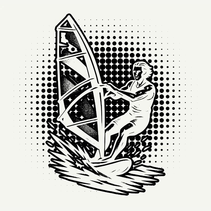 Clean Windsurfing Artwork for Windsurf