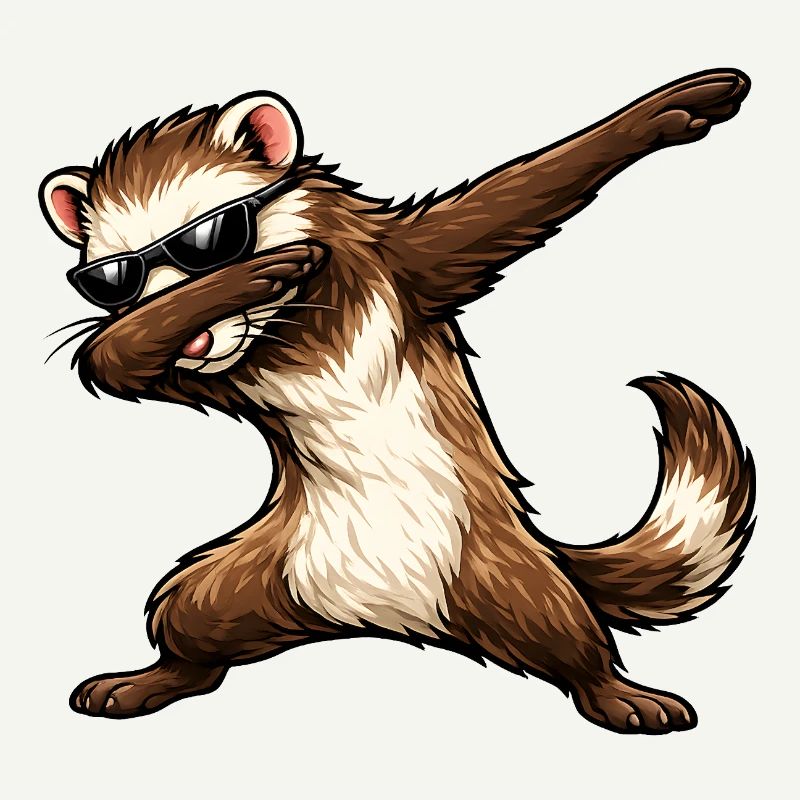 Dabbing Ferrets