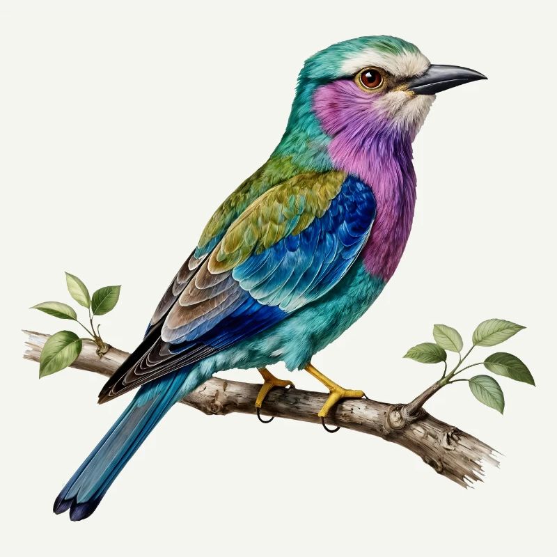 Long-stranded roller – naturalistic engraving