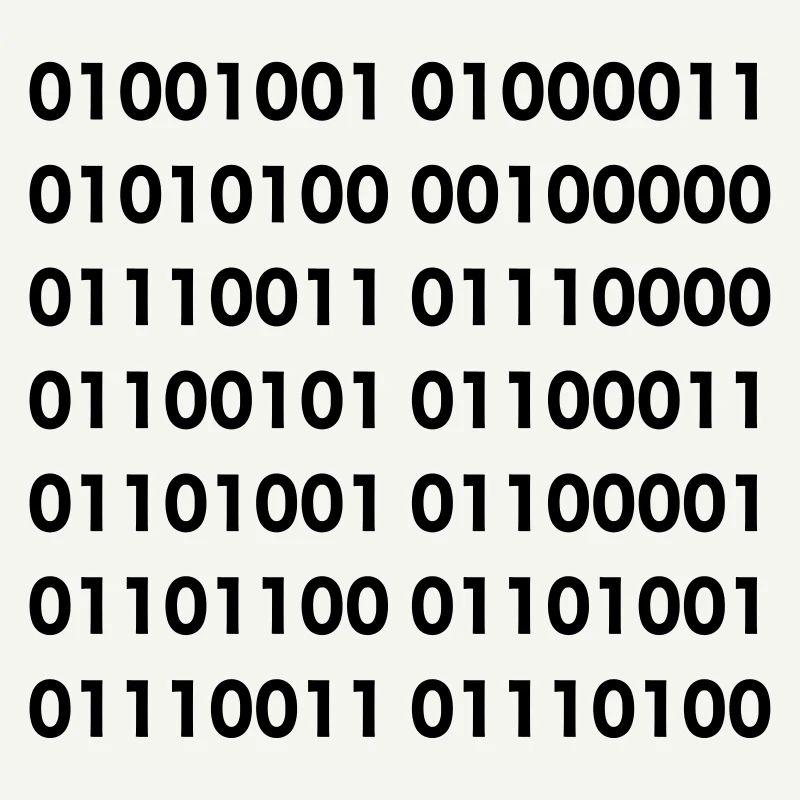 ICT specialist in binary. Software humor shirt #