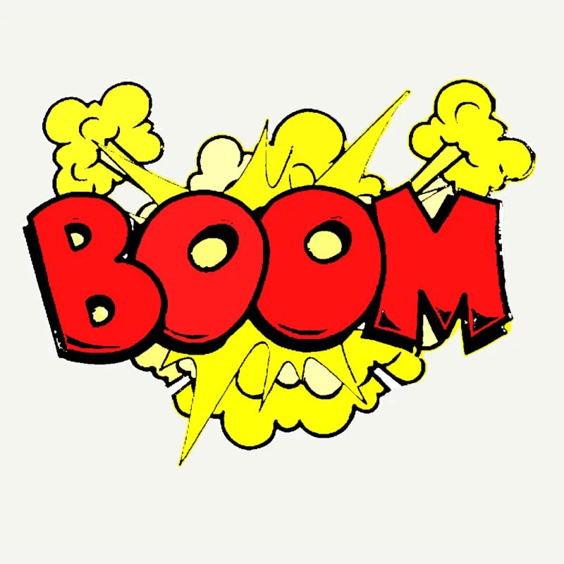 Dynamic Bomb Explosion Illustration