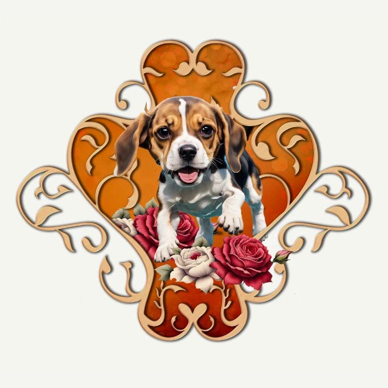 Mignon petit Beagle.