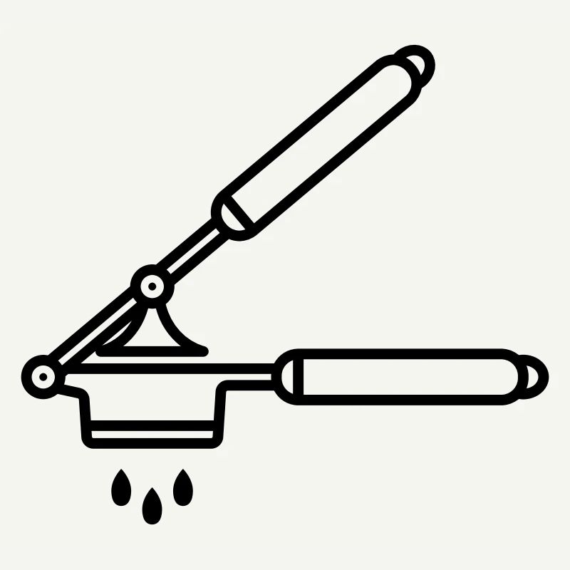 Garlic press or spaetzle press