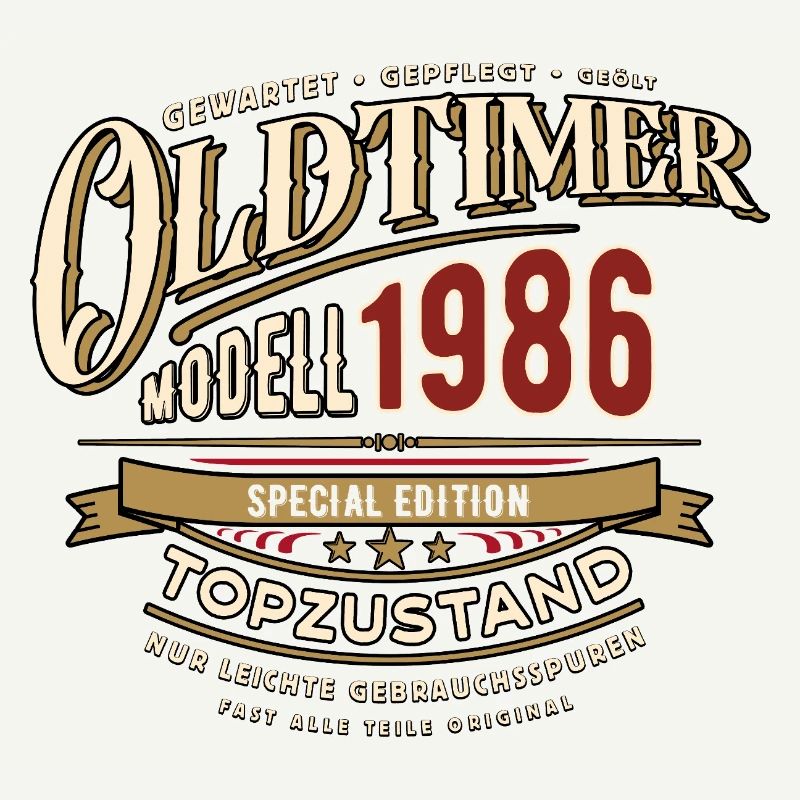 Oldtimer Modell 1986 | Geburtstag Geschenk