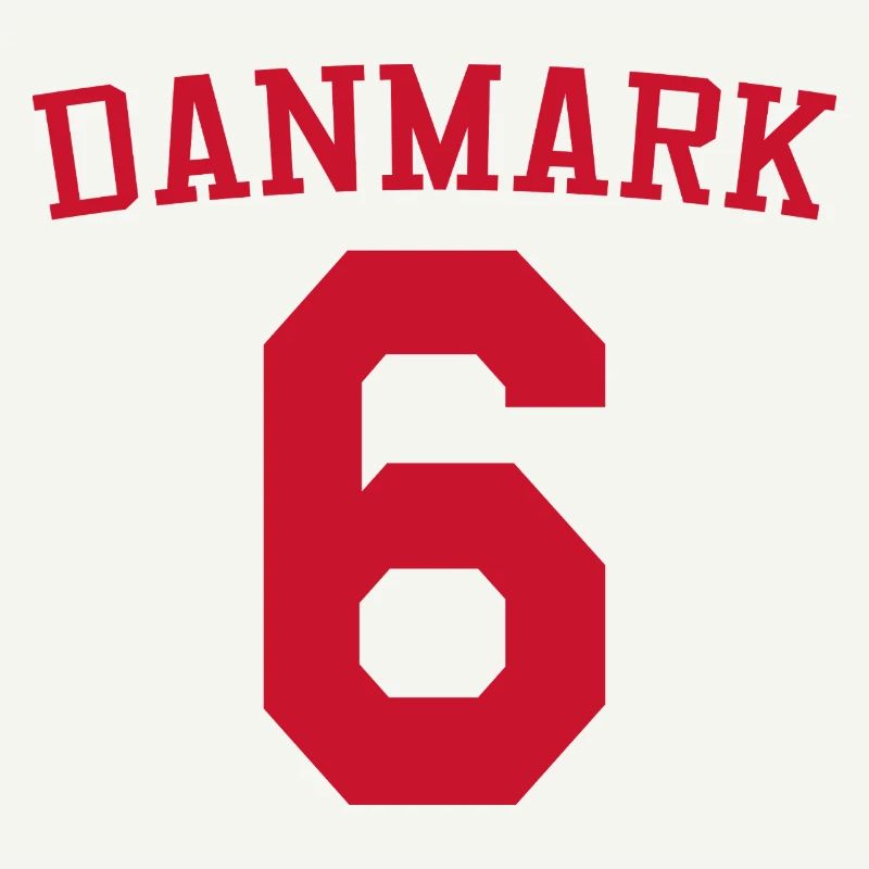 Dänemark 6 – Rotes Textdesign