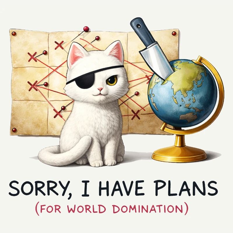 Evil Cat World Domination Plans