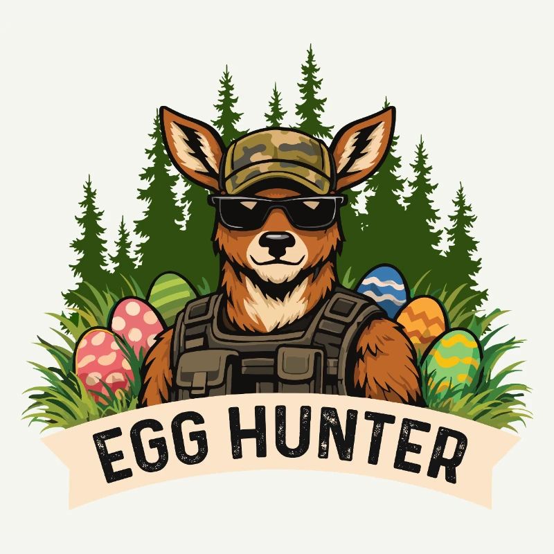 Egg Hunter Easter Bunny Spring Egg Dyeing