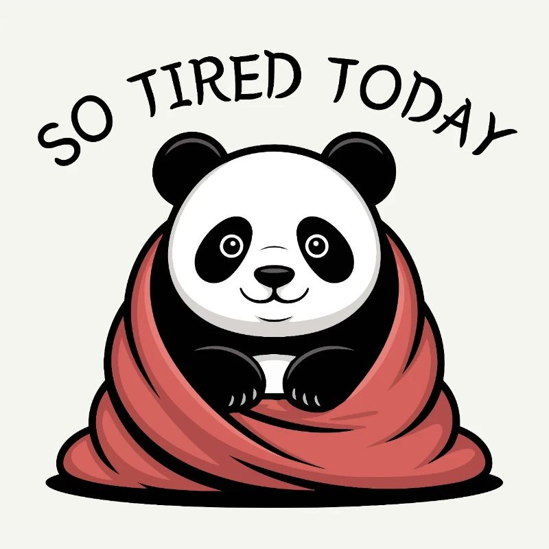 Panda Cuddle Dream Under Blanket