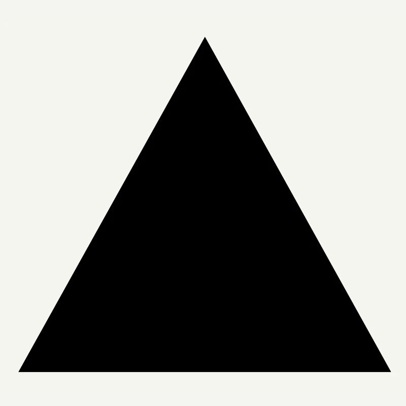 forme de triangle de hippie