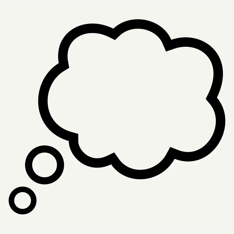 Thinking Bubble Comic Pensée Bulle Bulle Pensées
